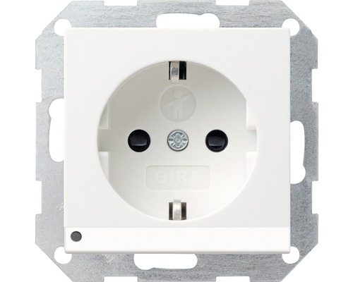 Priză încastrată Vimar 16A 250V albă, 79x88x58 mm pentru interior