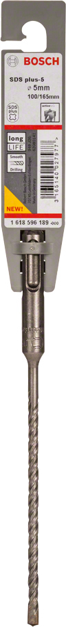 Burghiu Bosch SDS Plus-5 pentru beton si zidarie, 5x100x165 mm