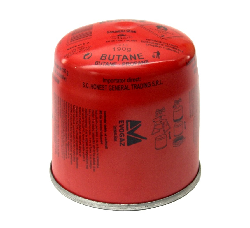 Doză gaz butan 0.4L cu limitator de debit pentru lampă de lipit