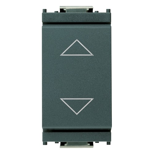 Comutator Vimar 16140, 10A, 250V, gri, cu 2 directii si pozitie centrala OFF