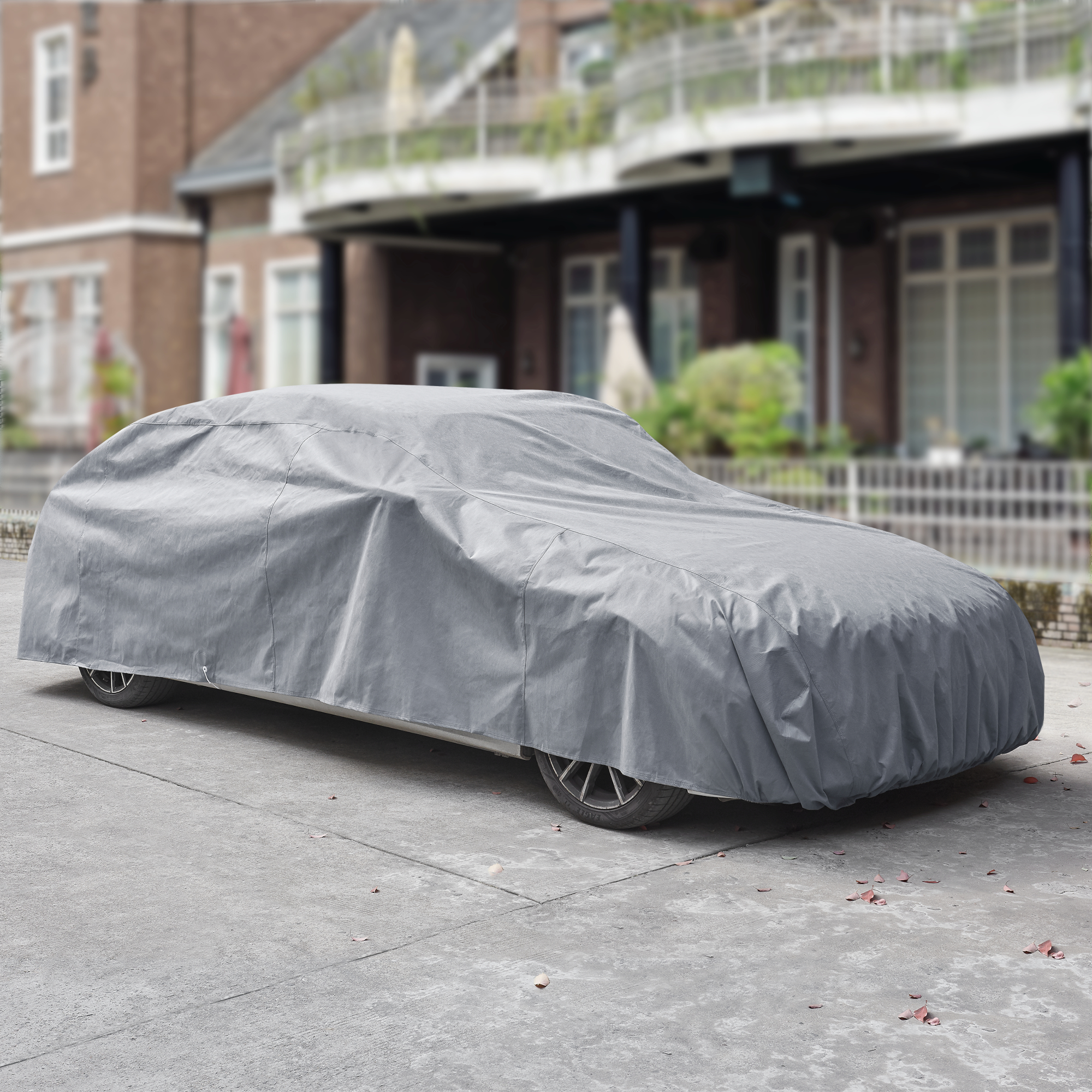 Husă auto completă mărimea M, respirabilă și hidrofugă, gri