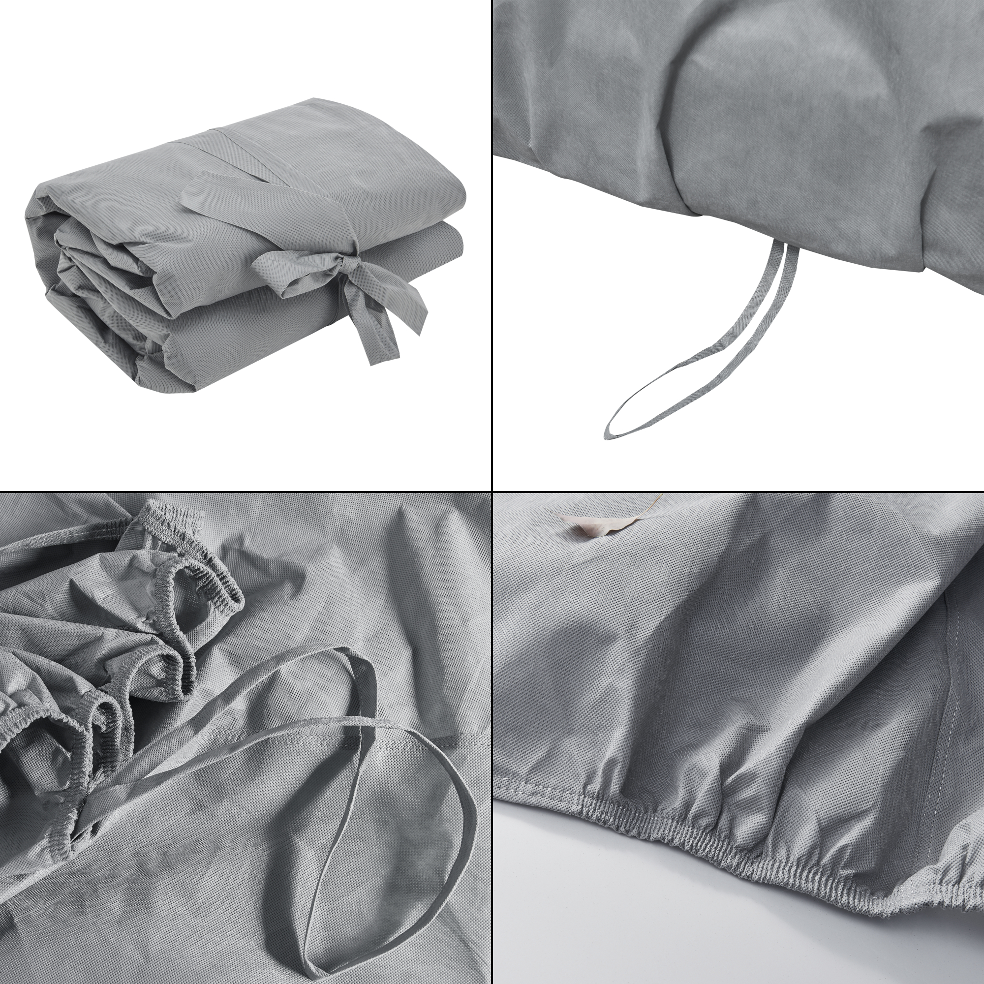 Husă auto completă mărimea M, respirabilă și hidrofugă, gri