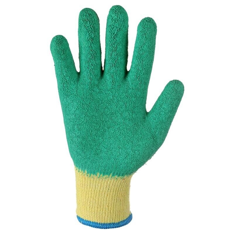 Mănuși de protecție Roxy cu latex, mărimea 10, galben-verde