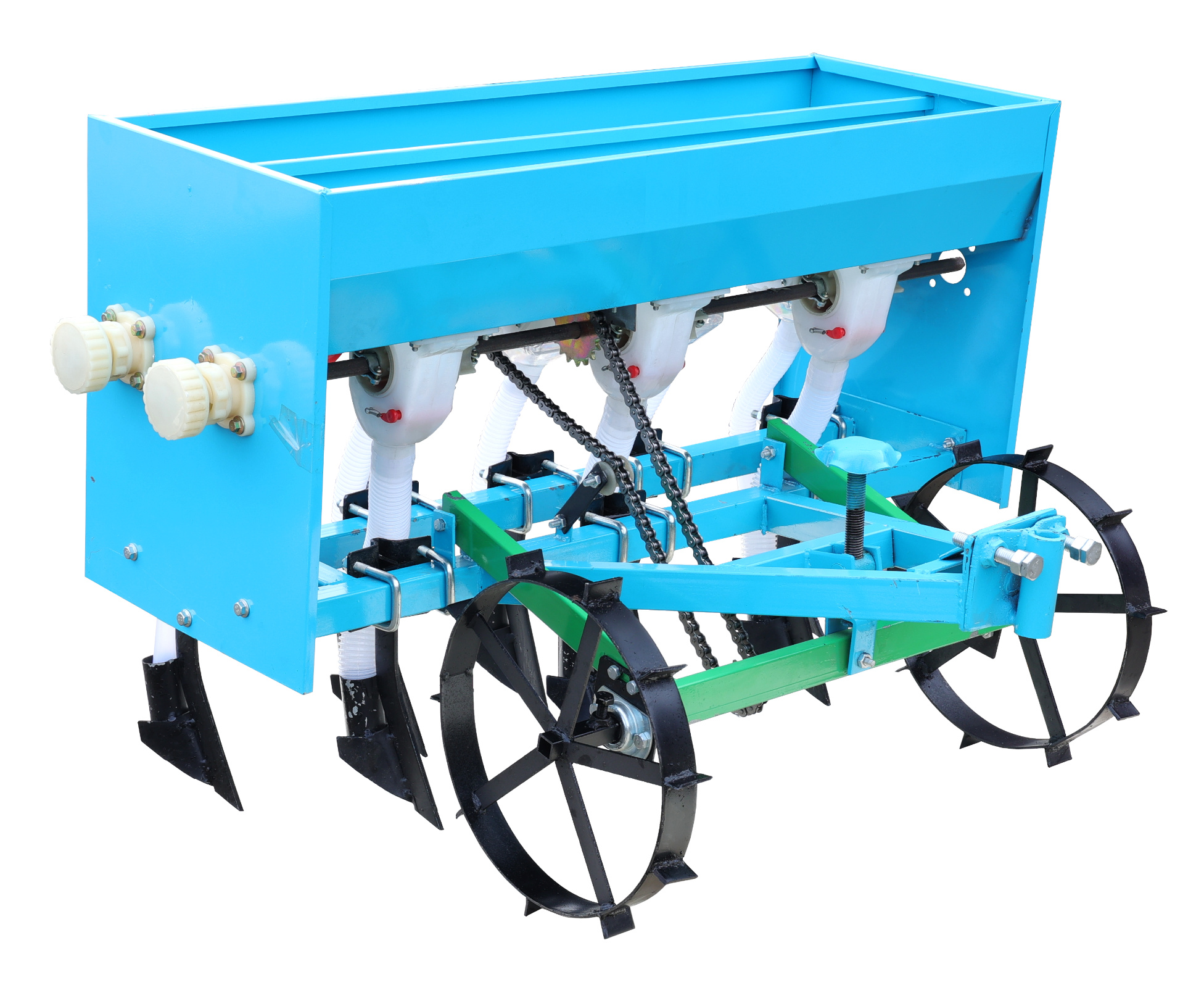 Semănătoare cereale ProGarden 25L pentru minitractoare Campo T12 și T18