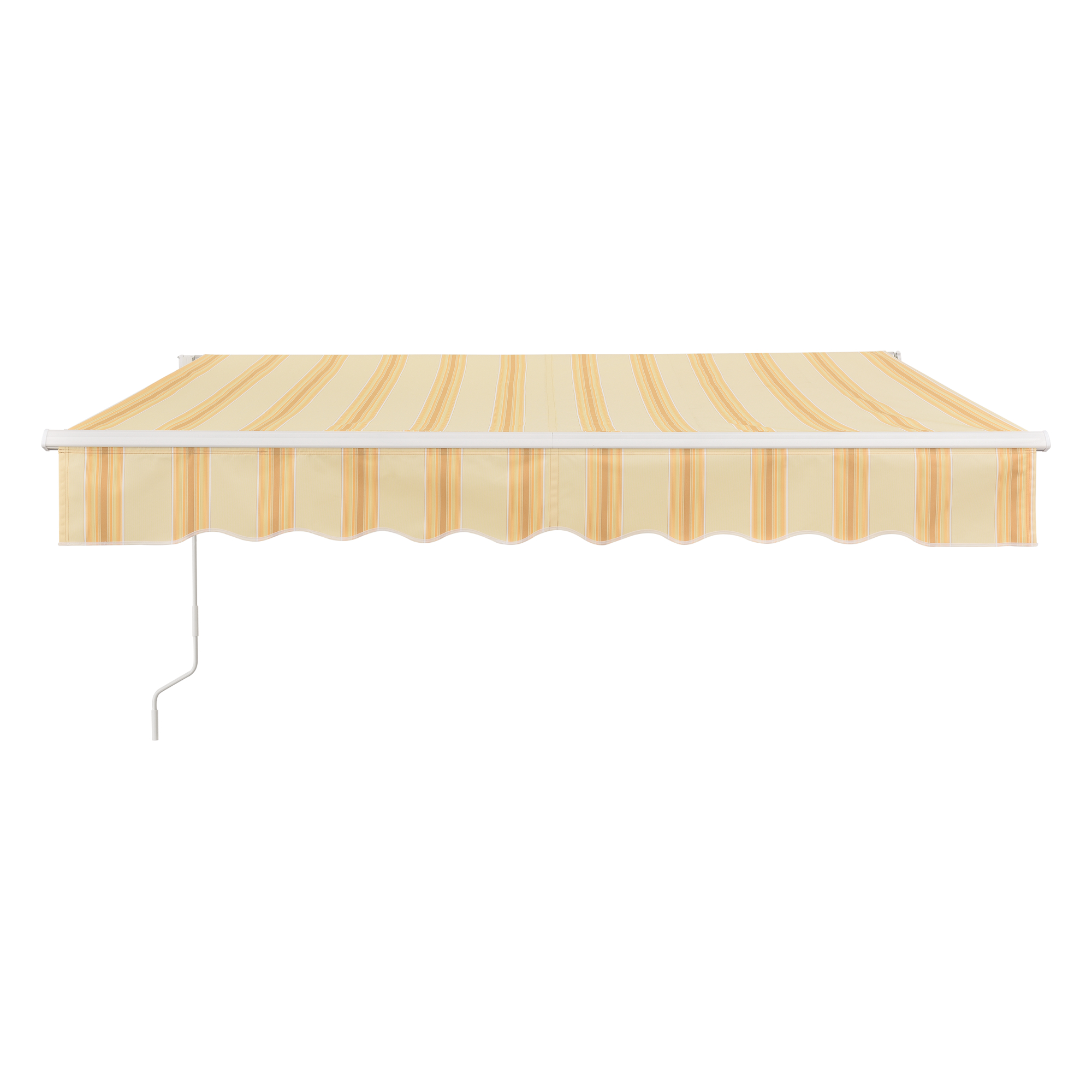 Copertină retractabilă de perete Bitonto 300x250 cm galben/alb
