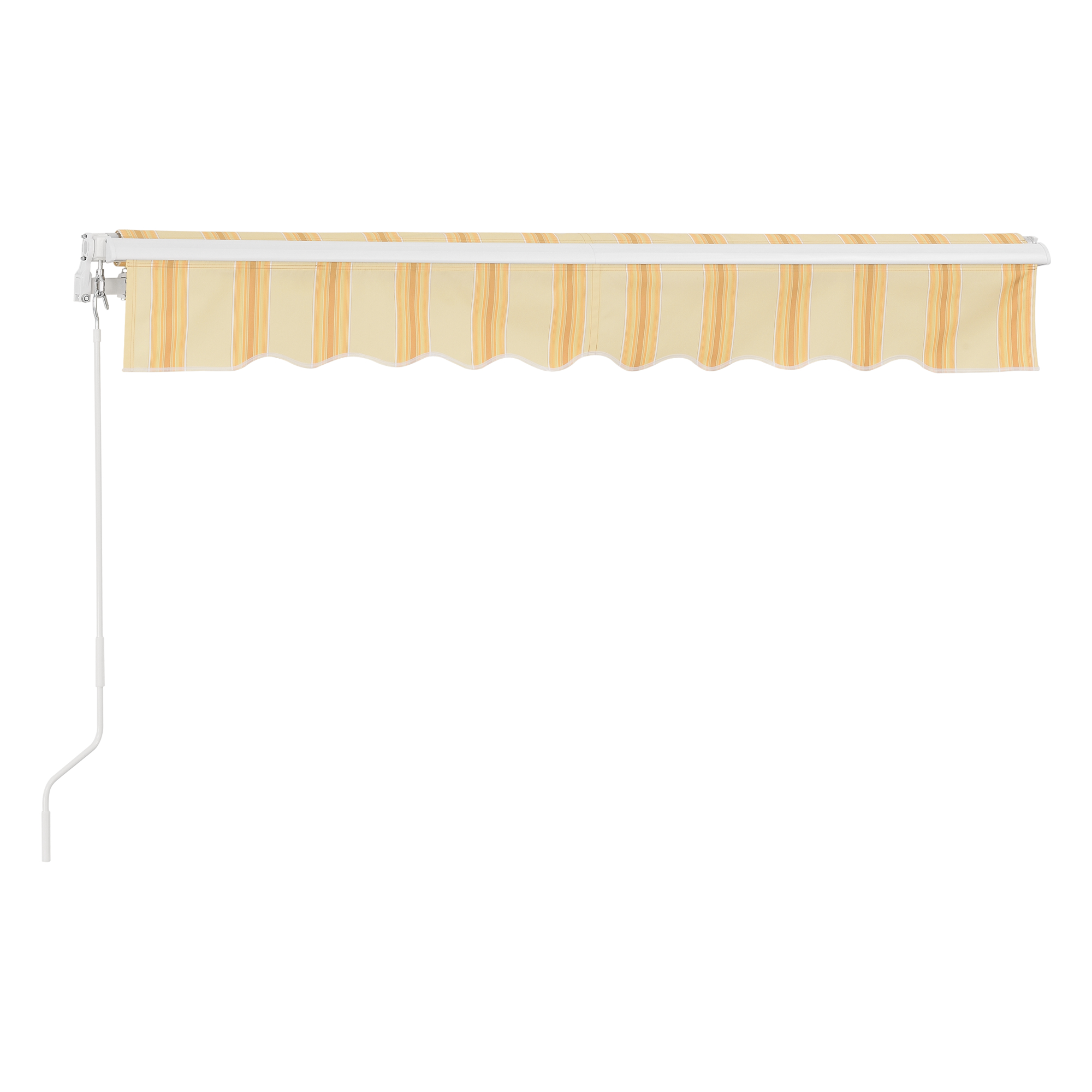 Copertină retractabilă de perete Bitonto 300x250 cm galben/alb