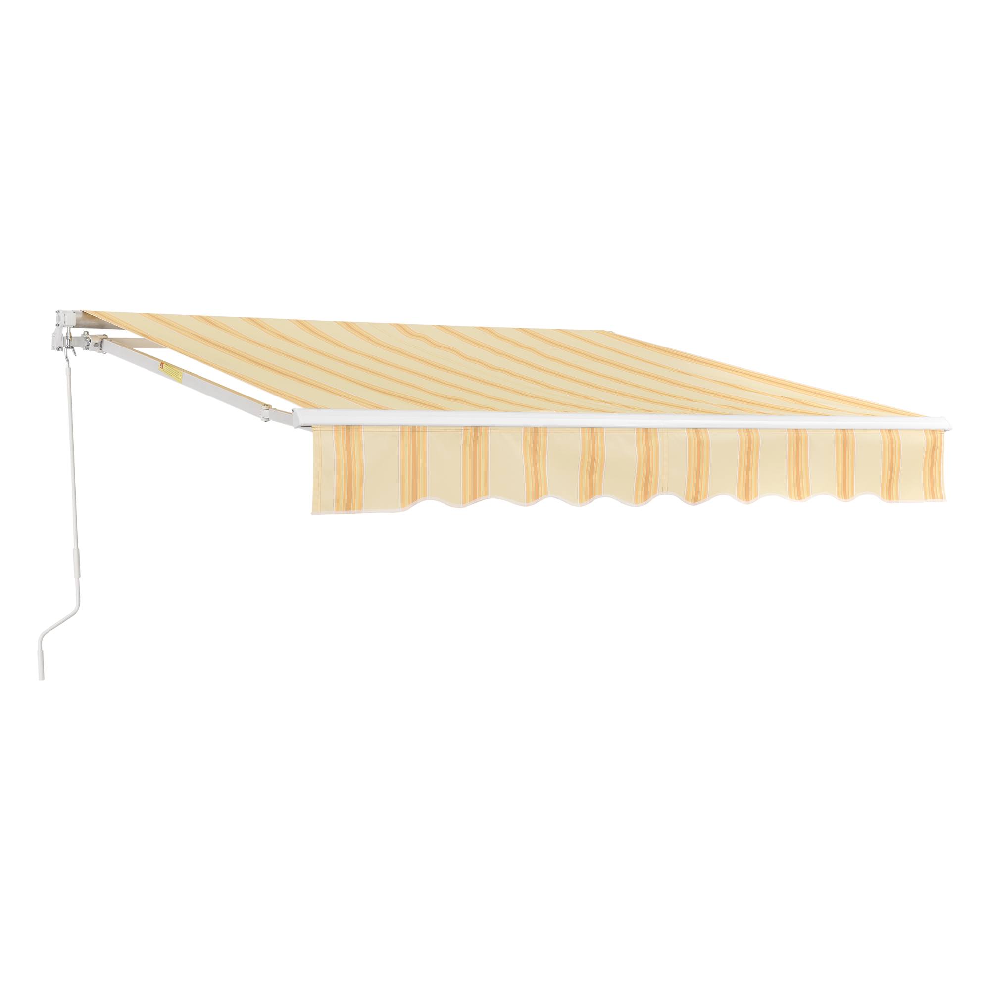Copertină retractabilă de perete Bitonto 300x250 cm galben/alb