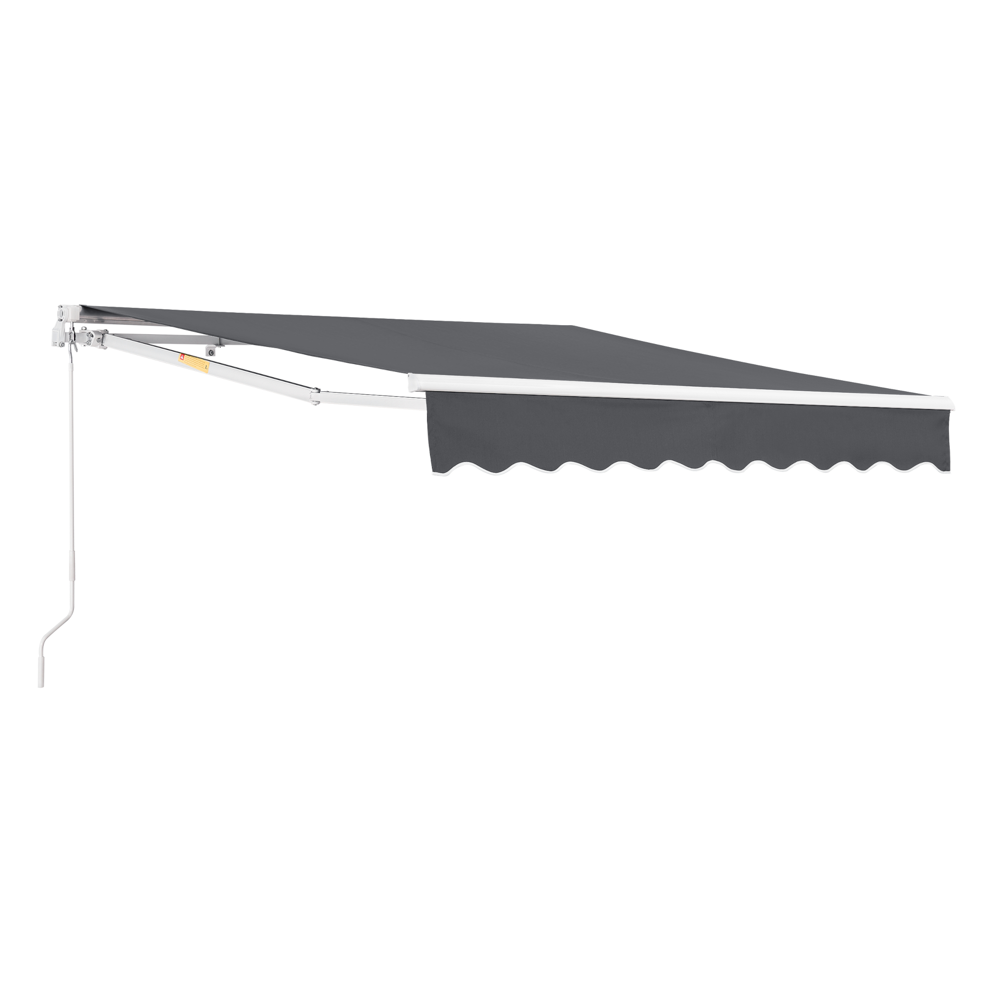 Copertină retractabilă de perete Bitonto 350x250 cm, gri închis