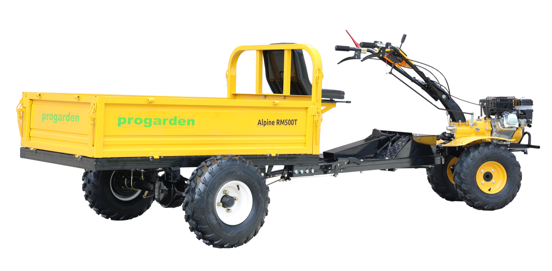 Remorcă cu tracțiune pentru motocultor ProGarden Alpine RM500T, 500 kg