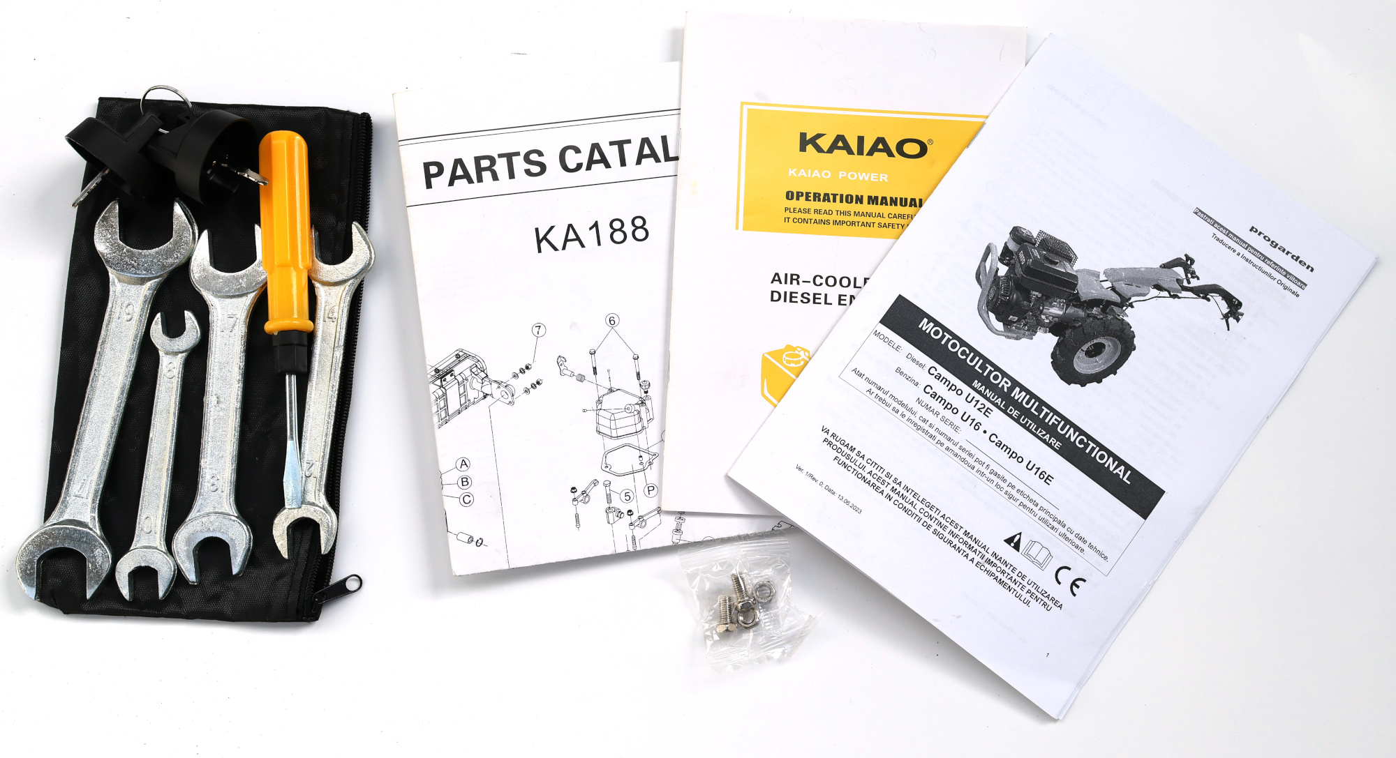 Motocositoare multifunctionala ProGarden Campo U16E cu bara 120 cm, 14 CP