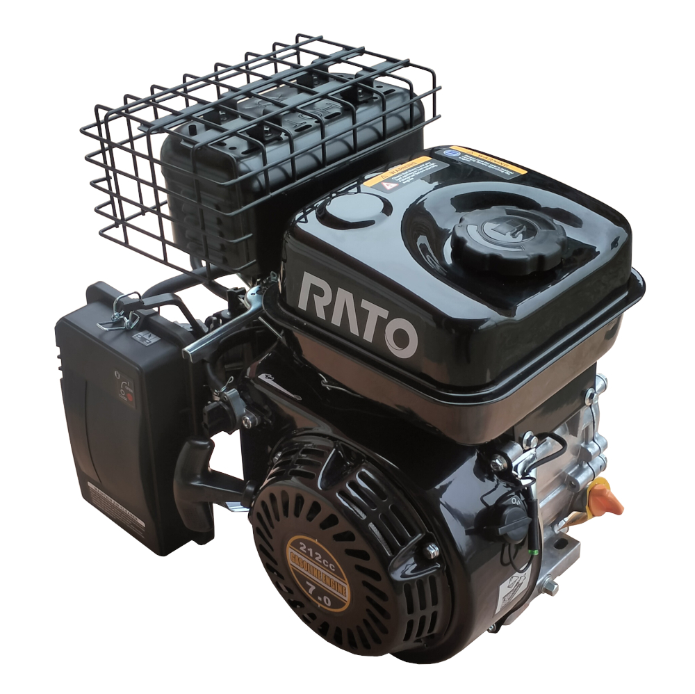 Motor pe benzină Rato R210-T 4.4 kW, 212 cc, 4T OHV, ax cu pană
