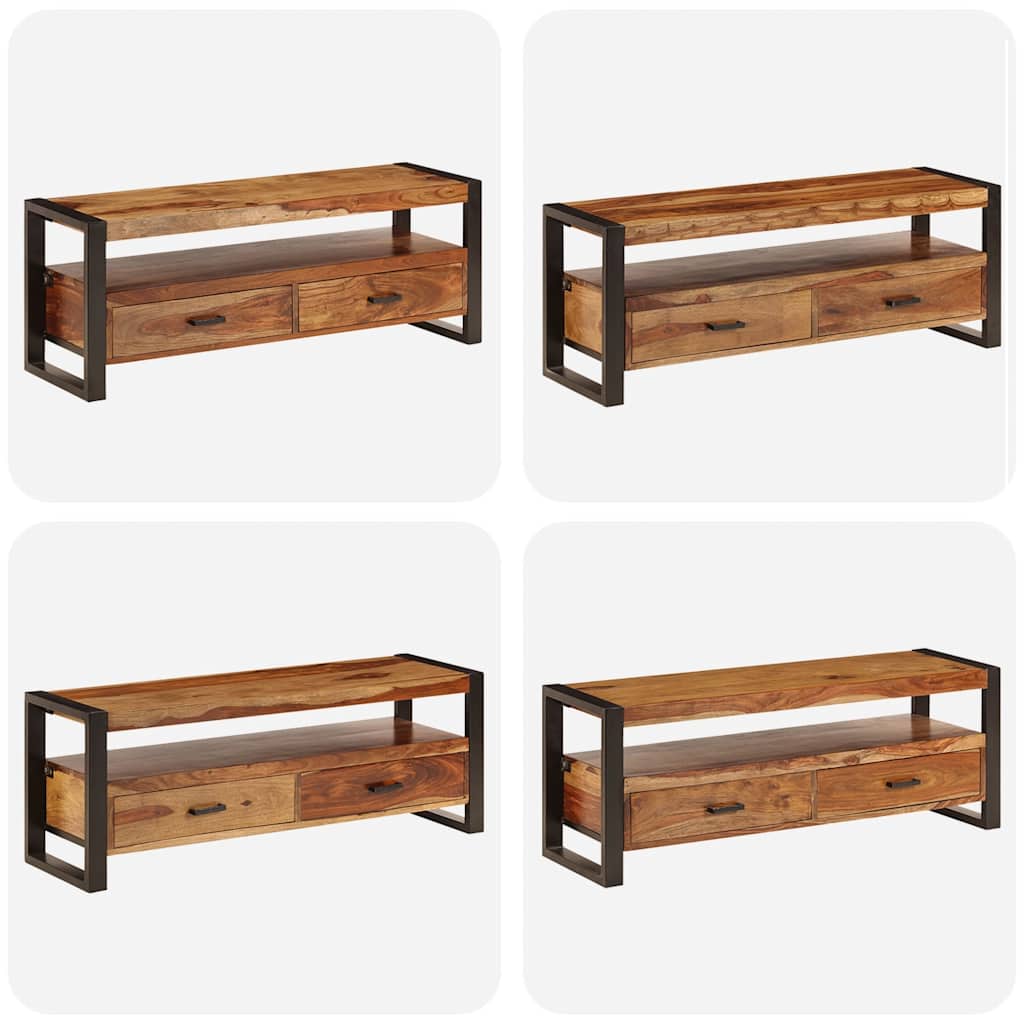 Comodă TV, 120 x 35 x 45 cm, lemn masiv de acacia GartenMobel Dekor