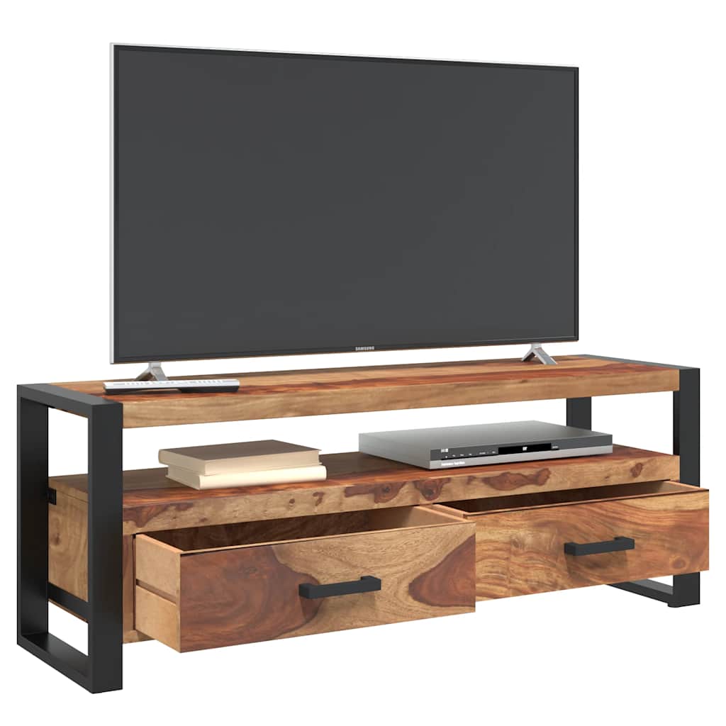 Comodă TV, 120 x 35 x 45 cm, lemn masiv de acacia GartenMobel Dekor