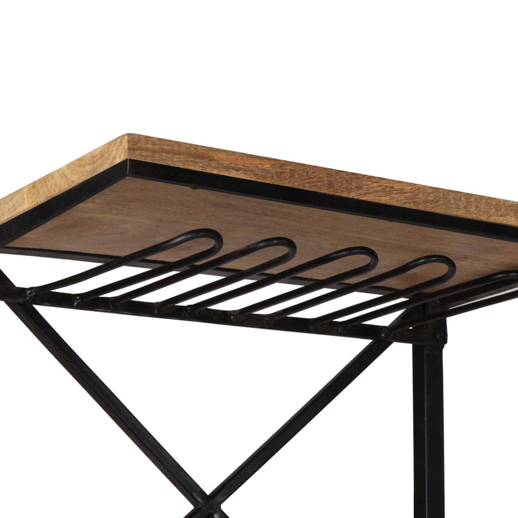 Dulap de vin design tractor 49x31x172 cm lemn masiv de mango GartenMobel Dekor