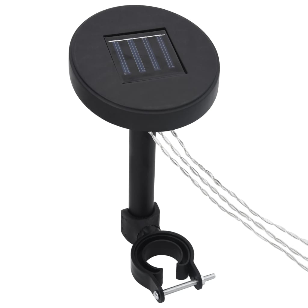 Pavilion cu șir de lumini LED, crem, 3x3 m GartenMobel Dekor