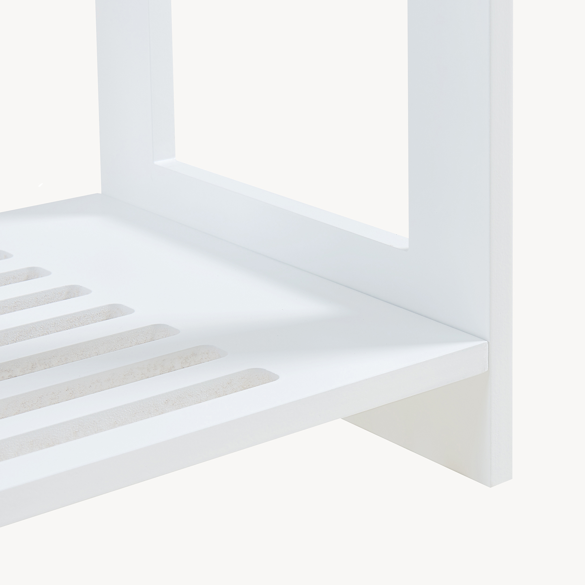 Cuier pentru copii Langeskov alb cu poliță, 78x75x35 cm