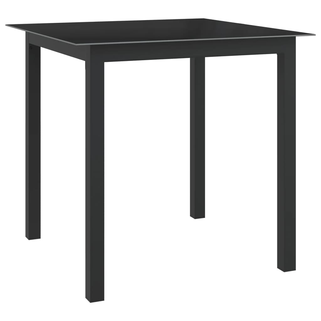 Set mobilier de grădină, 5 piese, antracit, aluminiu GartenMobel Dekor