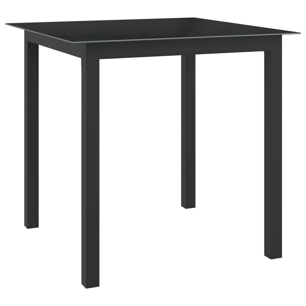 Set mobilier de grădină, 5 piese, antracit, aluminiu GartenMobel Dekor