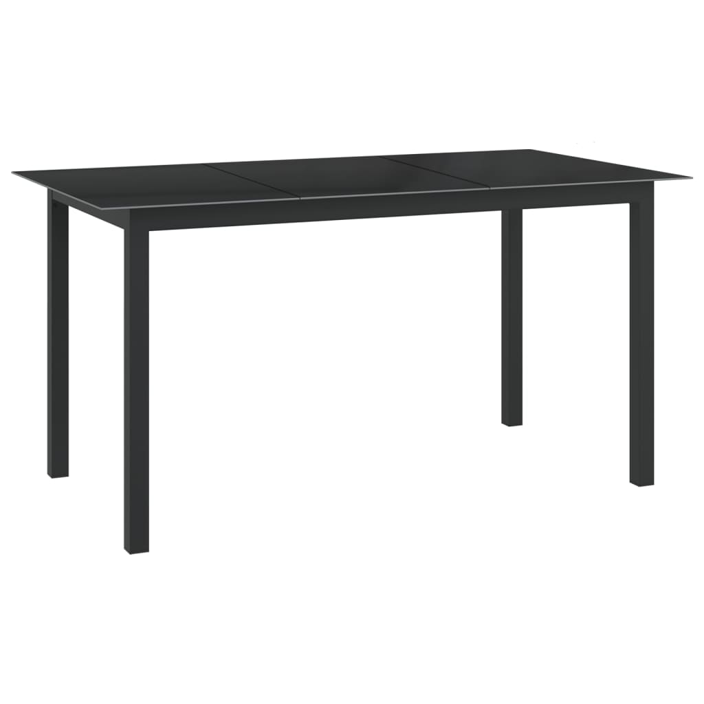 Set mobilier de grădină, 7 piese, antracit, aluminiu GartenMobel Dekor