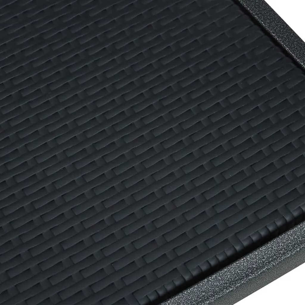 Set de servit masa pentru grădină, 5 piese, negru GartenMobel Dekor