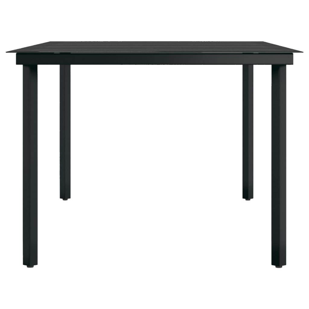 Set mobilier de grădină, 7 piese, negru GartenMobel Dekor