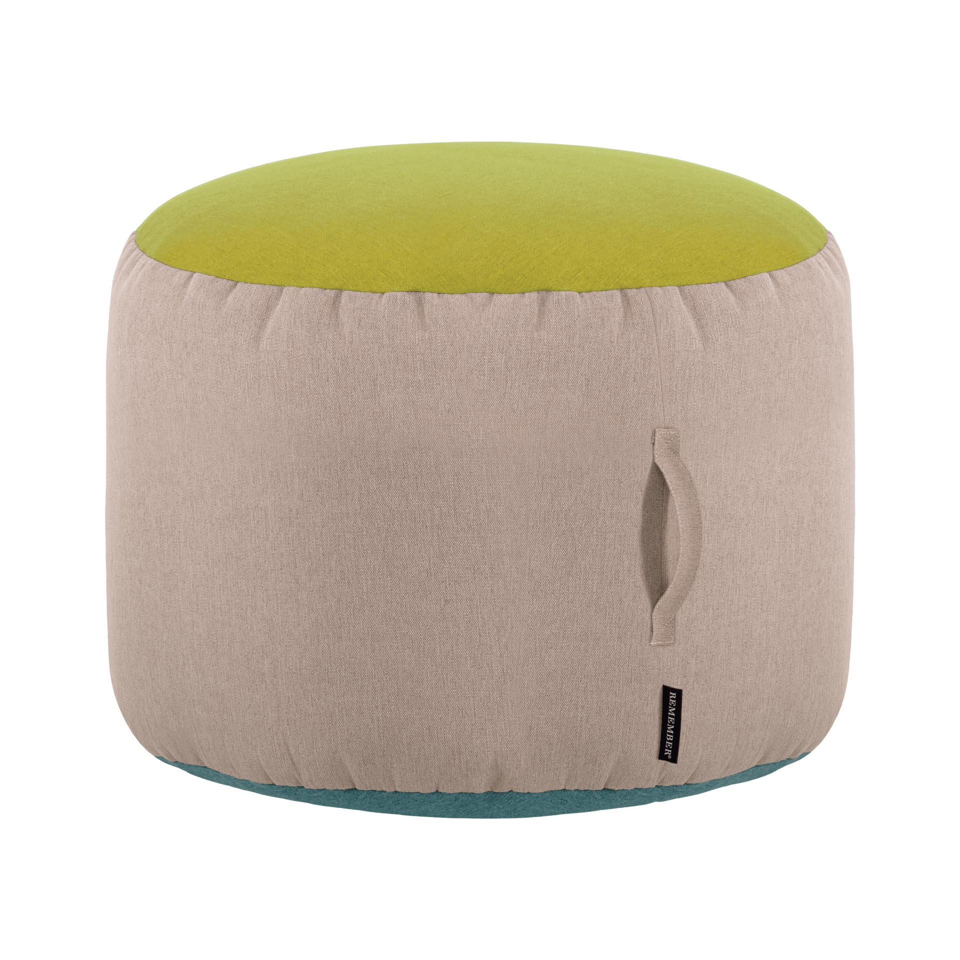 Pouf rotund reversibil Sand REMEMBER, 40 x Ø55 cm
