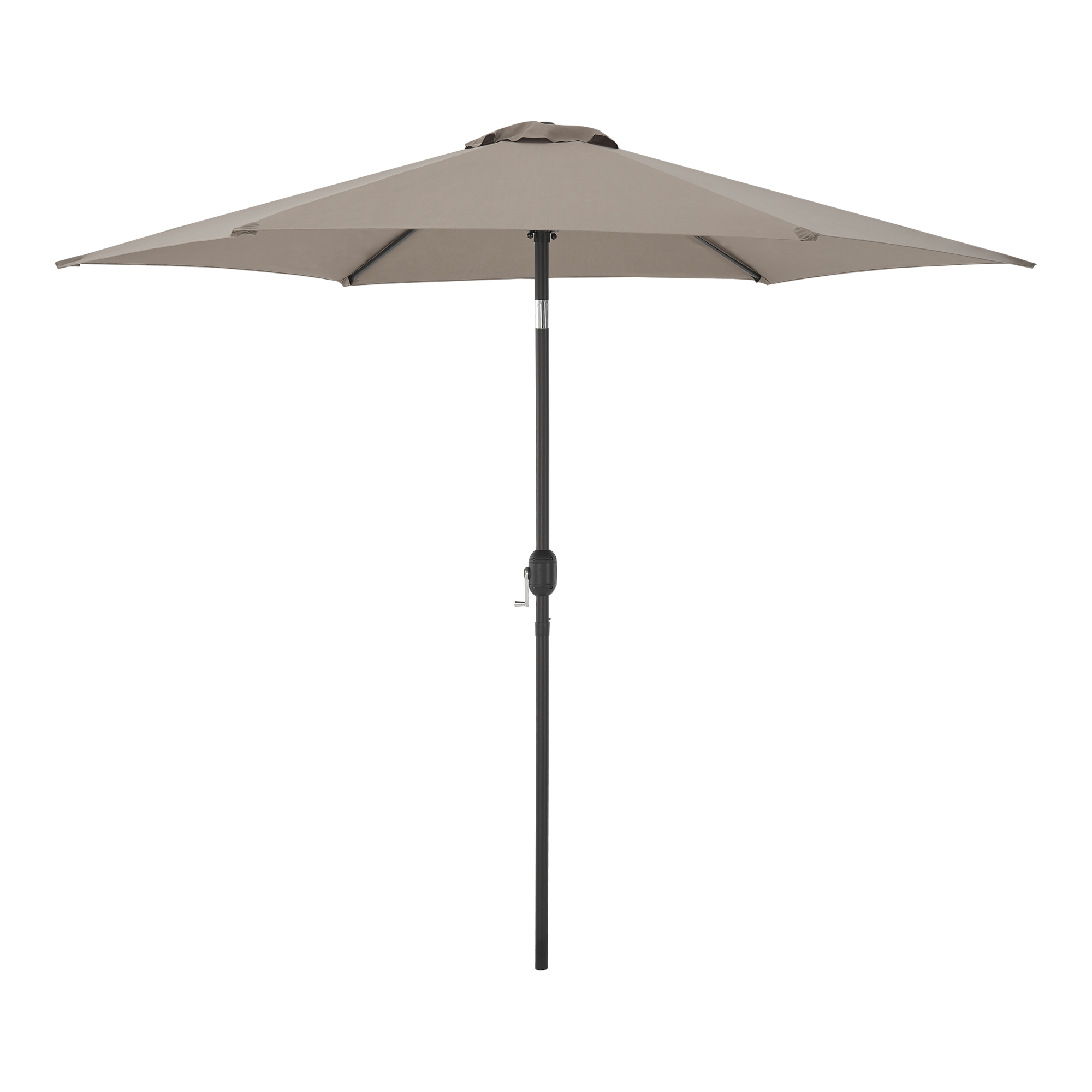 Umbrelă de grădină Altino cu articulație de înclinare, khaki, 270 cm