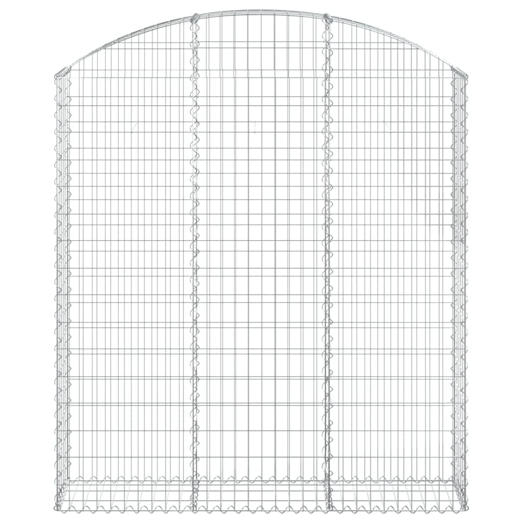 Coș gabion arcuit, 150x30x160/180 cm, fier galvanizat GartenMobel Dekor