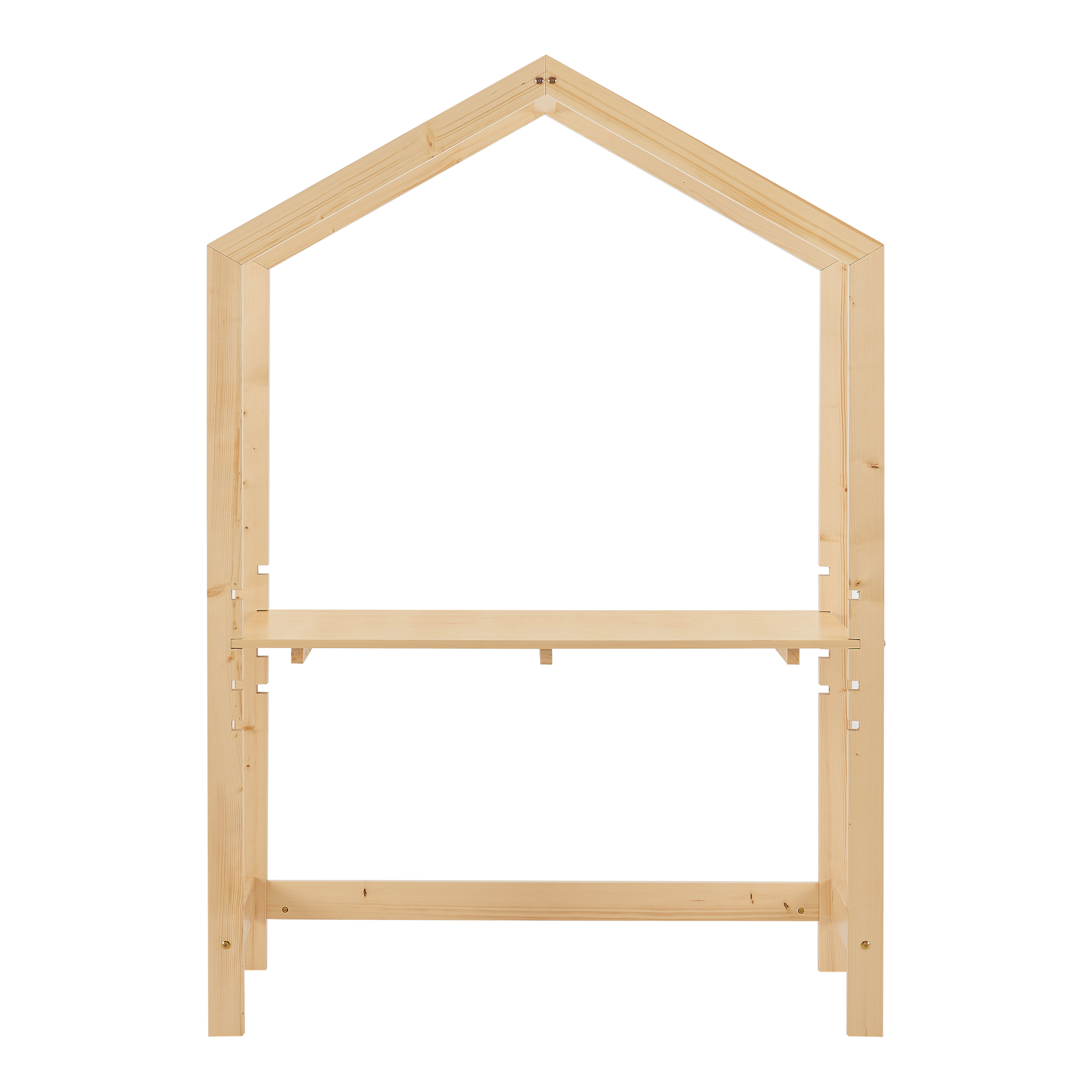 Birou pentru copii Suså reglabil, tip căsuță, 110x50x160 cm, lemn de pin