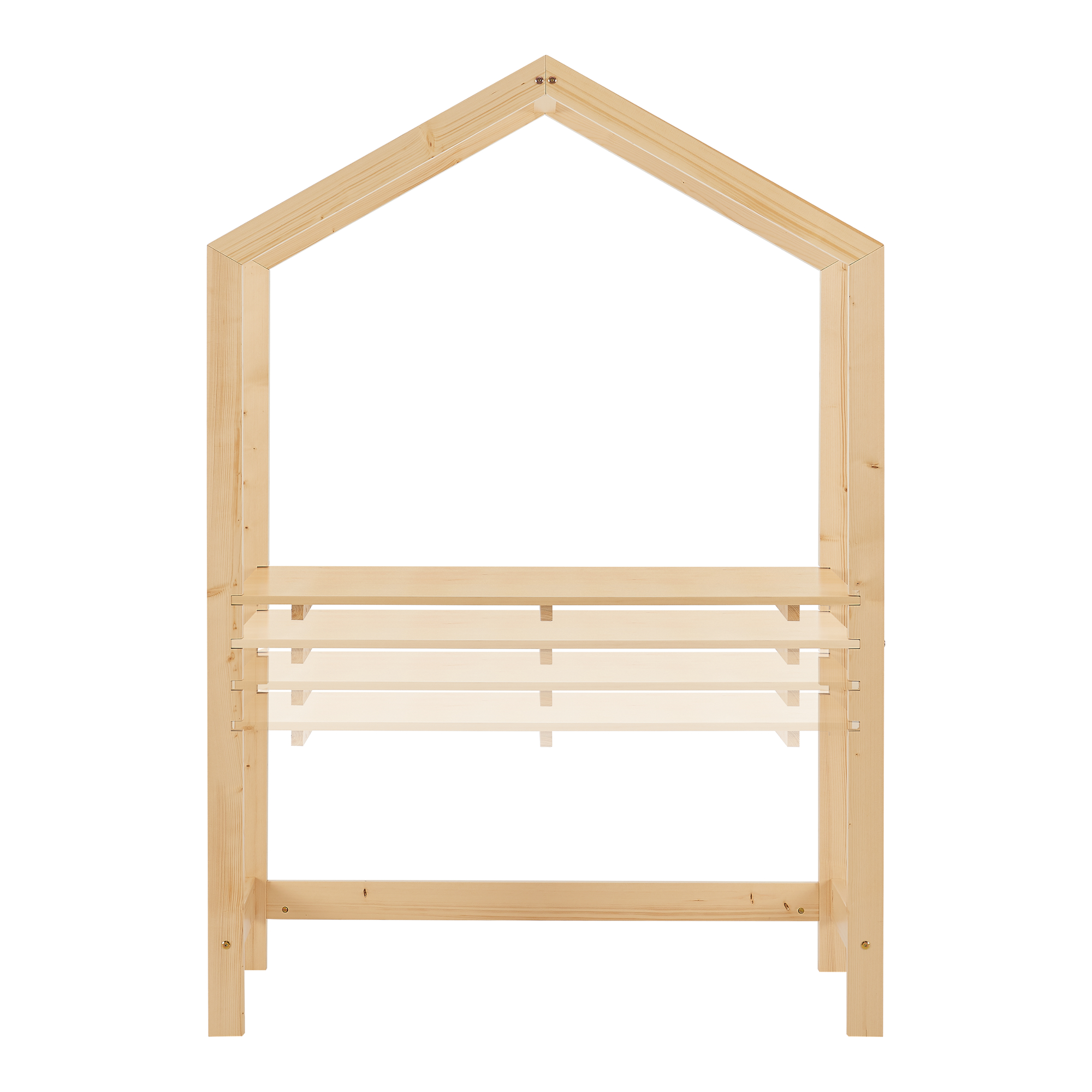 Birou pentru copii Suså reglabil, tip căsuță, 110x50x160 cm, lemn de pin