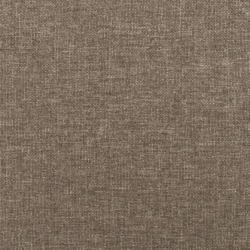 Tăblie de pat cu aripioare gri taupe 83x16x78/88 cm textil GartenMobel Dekor