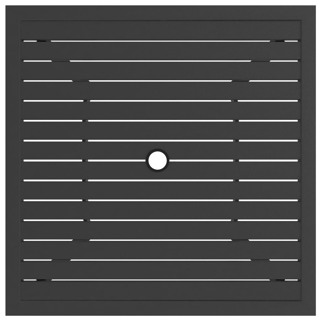 Masă de grădină, antracit, 81,5 x 81,5 x 72 cm, oțel GartenMobel Dekor