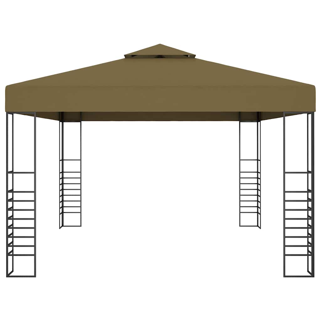 Pavilion de grădină, gri taupe, 3 x 4 m, 180 g/m² GartenMobel Dekor