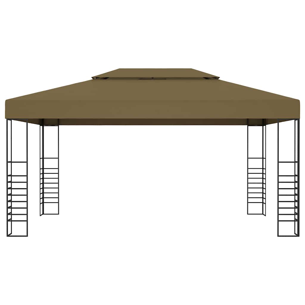 Pavilion de grădină, gri taupe, 3 x 4 m, 180 g/m² GartenMobel Dekor