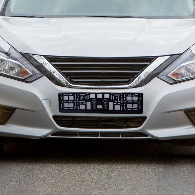 Suport număr înmatriculare auto universal negru RoGroup