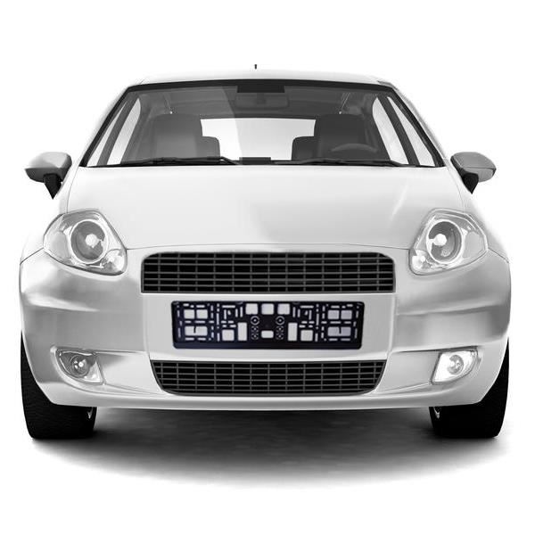 Suport număr înmatriculare auto universal negru RoGroup