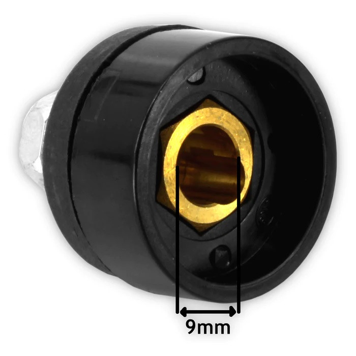 Mufe panou DX25 pentru aparat de sudură MMA, montaj pe panou