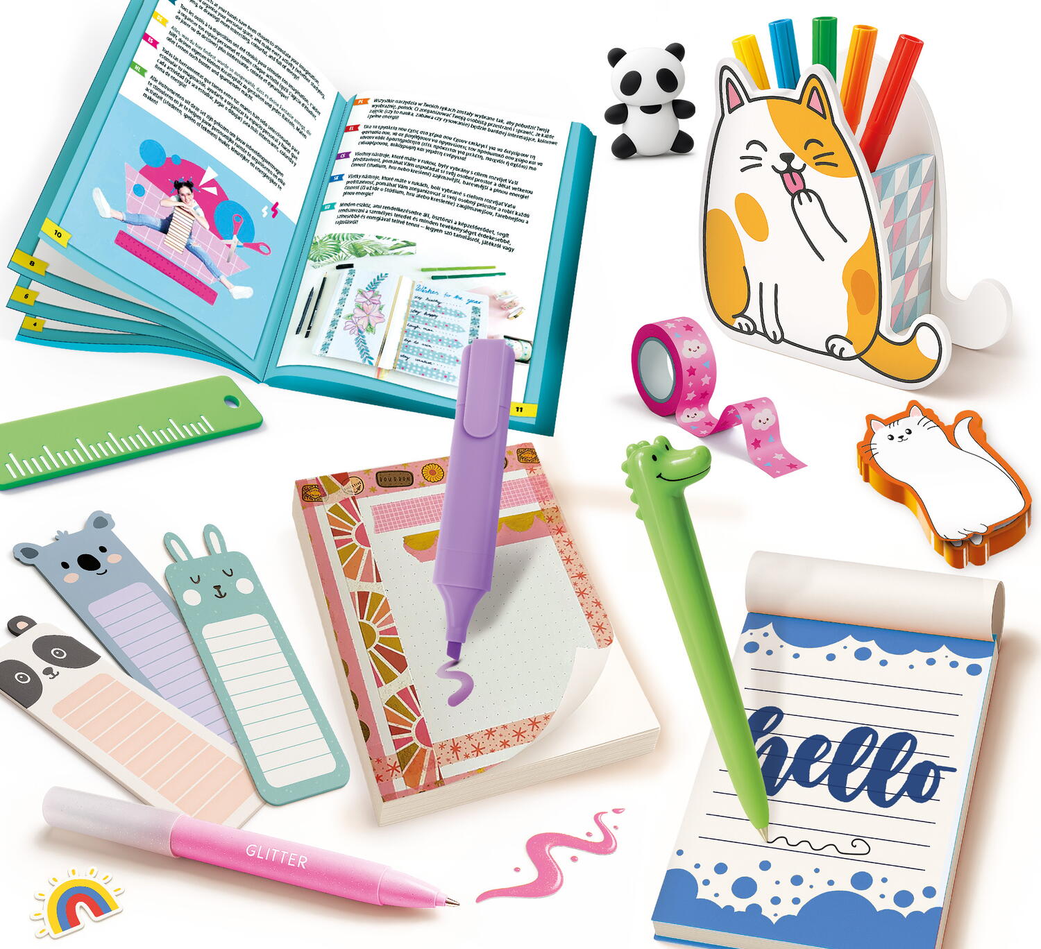 Set creativ KIDS ART - Articole pentru birou PlayLearn Toys