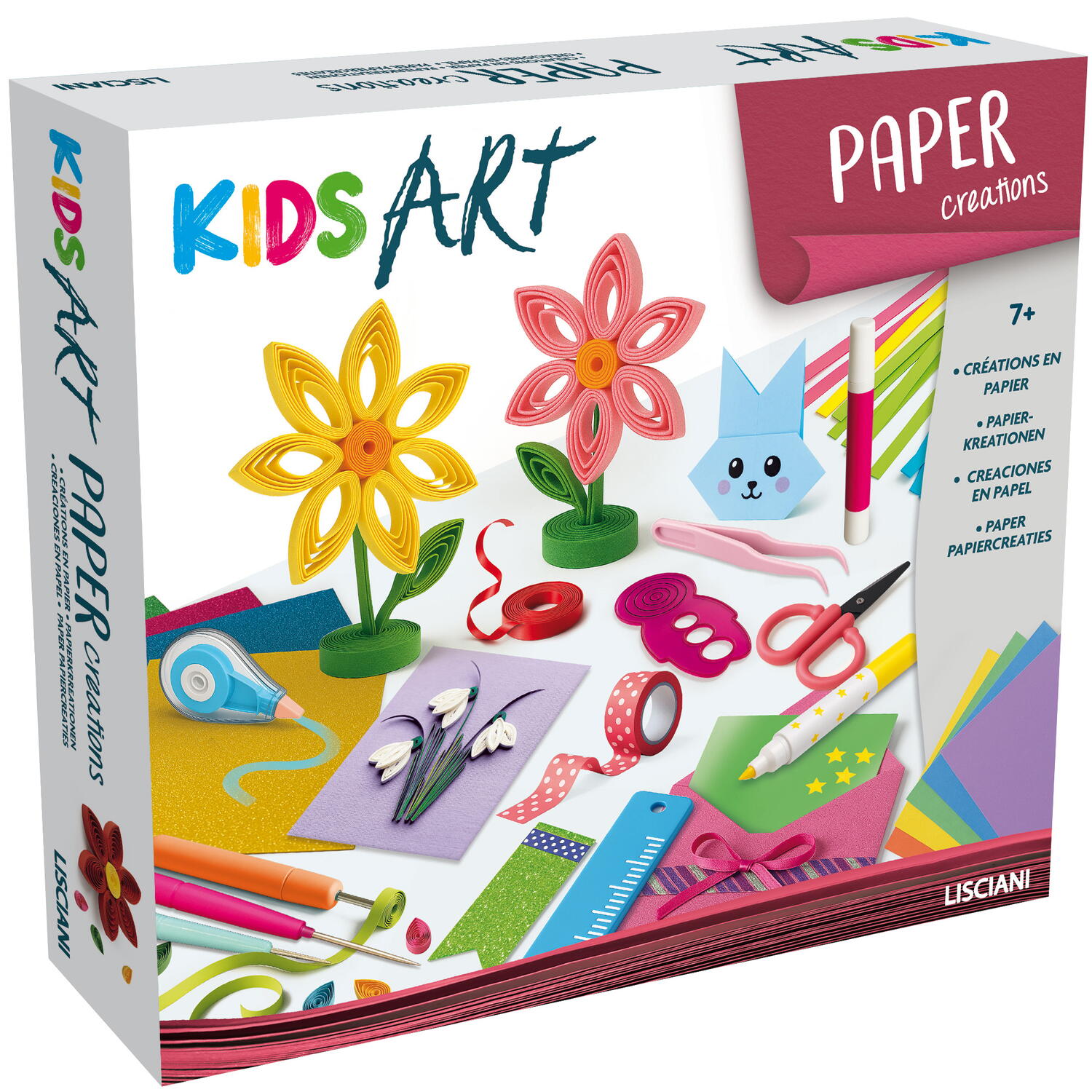 Set creativ KIDS ART - Decoratiuni din hartie PlayLearn Toys