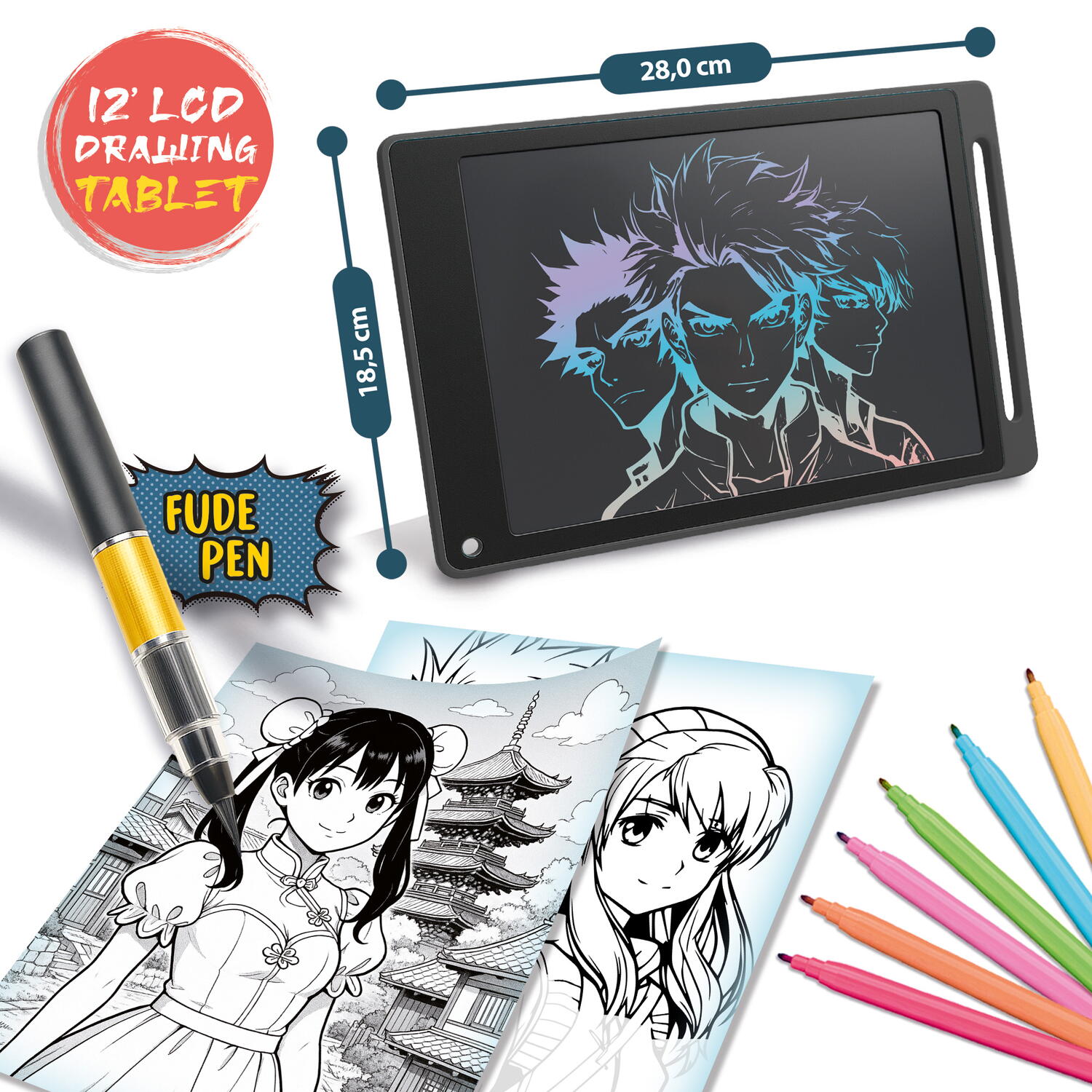Tableta pentru desen KIDS ART- Academia Manga PlayLearn Toys