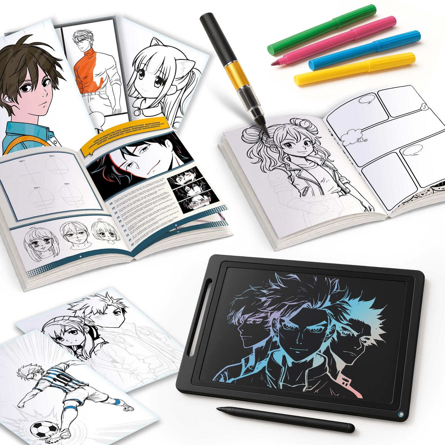Tableta pentru desen KIDS ART- Academia Manga PlayLearn Toys