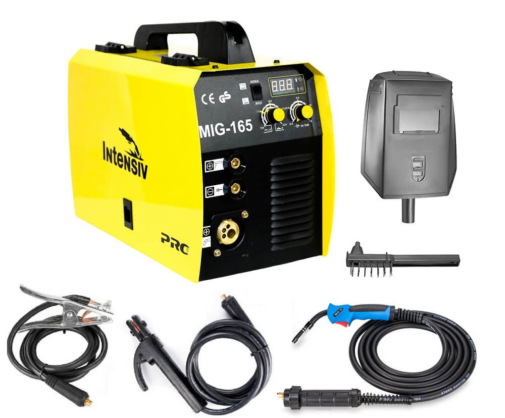Invertor de sudura Intensiv MIG/MMA 165A, cu gaz si fara gaz, 230V