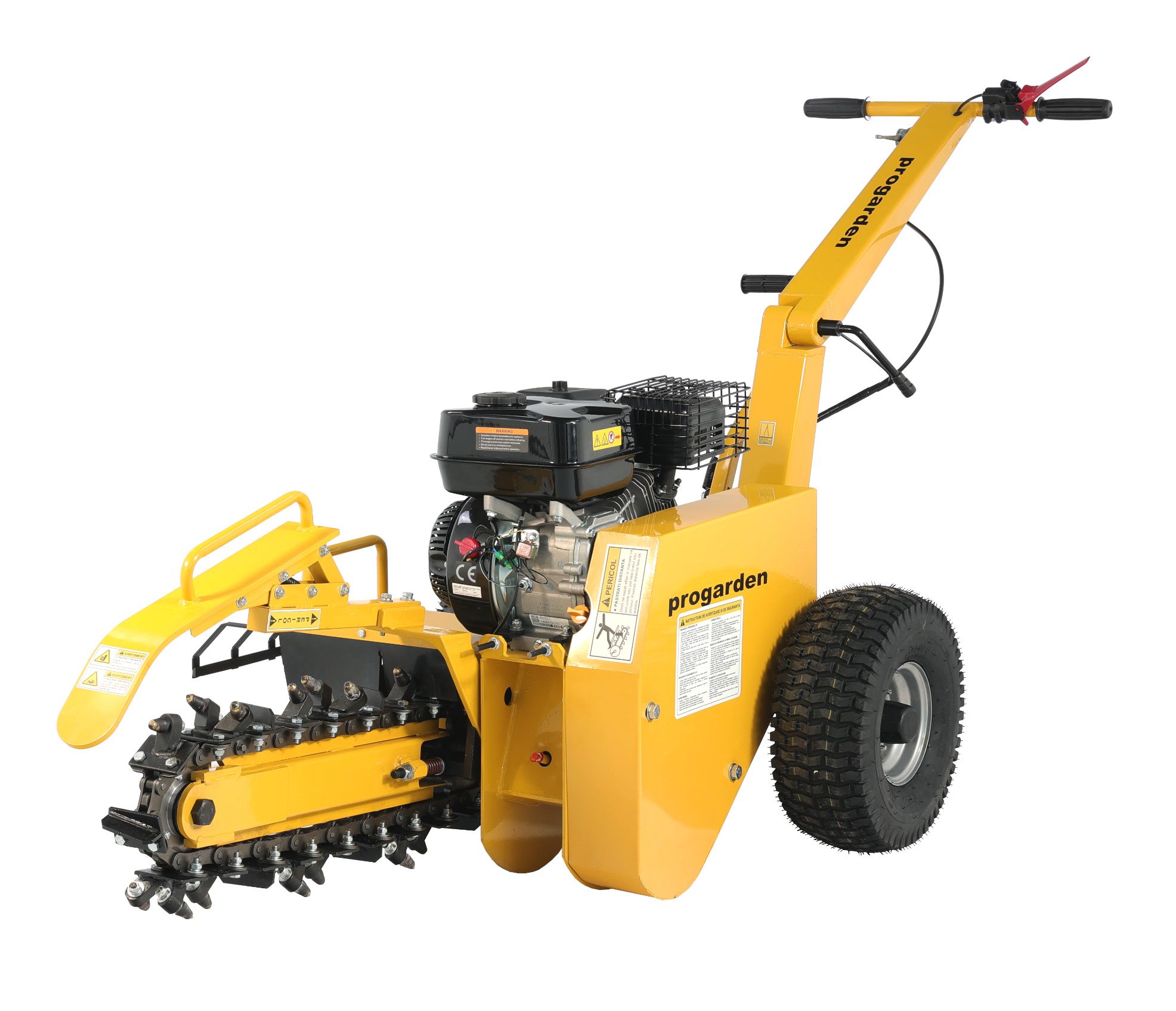 Masina de sapat santuri ProGarden MSS450, 7 CP, benzina, adancime 450 mm