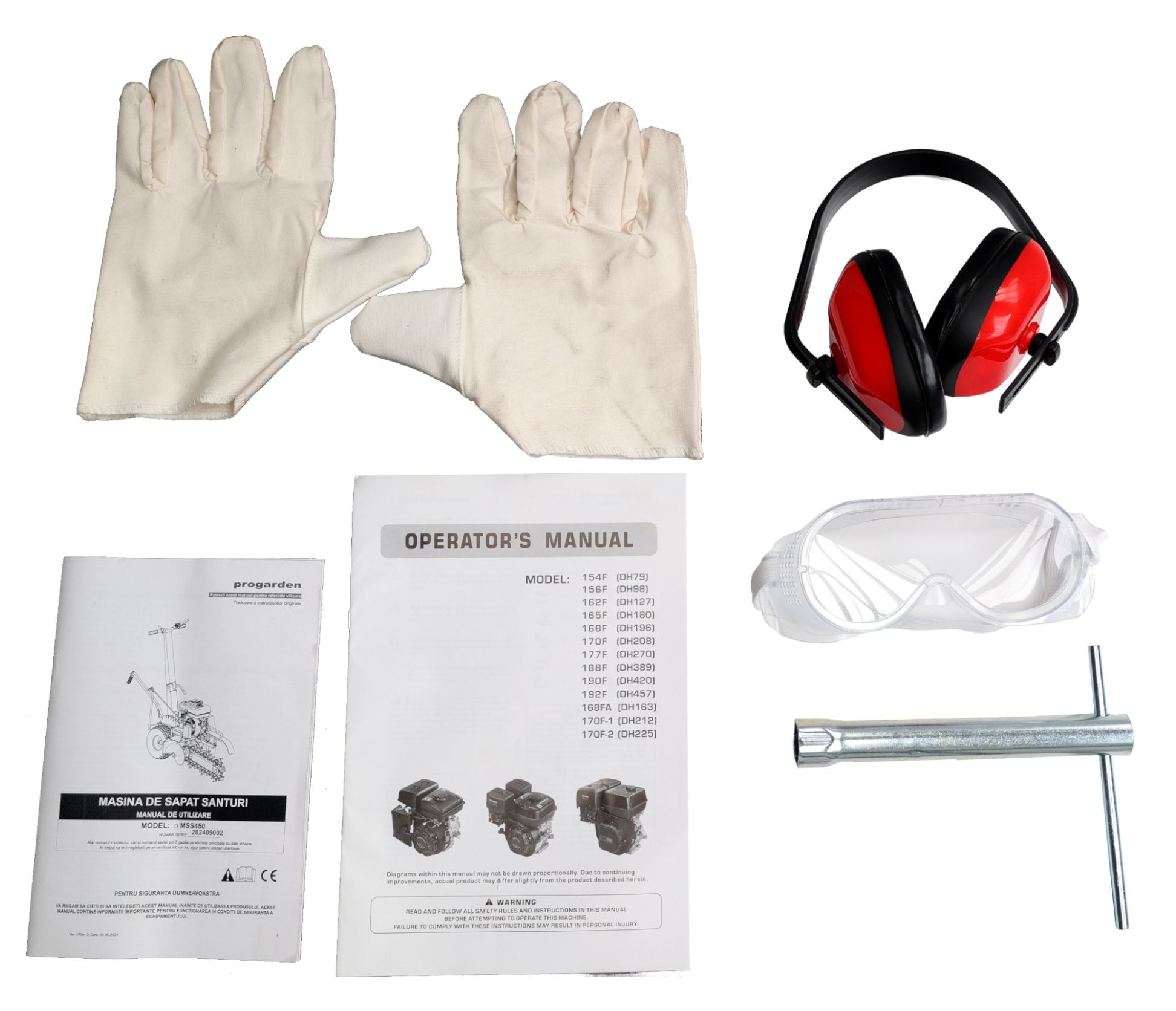 Masina de sapat santuri ProGarden MSS450, 7 CP, benzina, adancime 450 mm