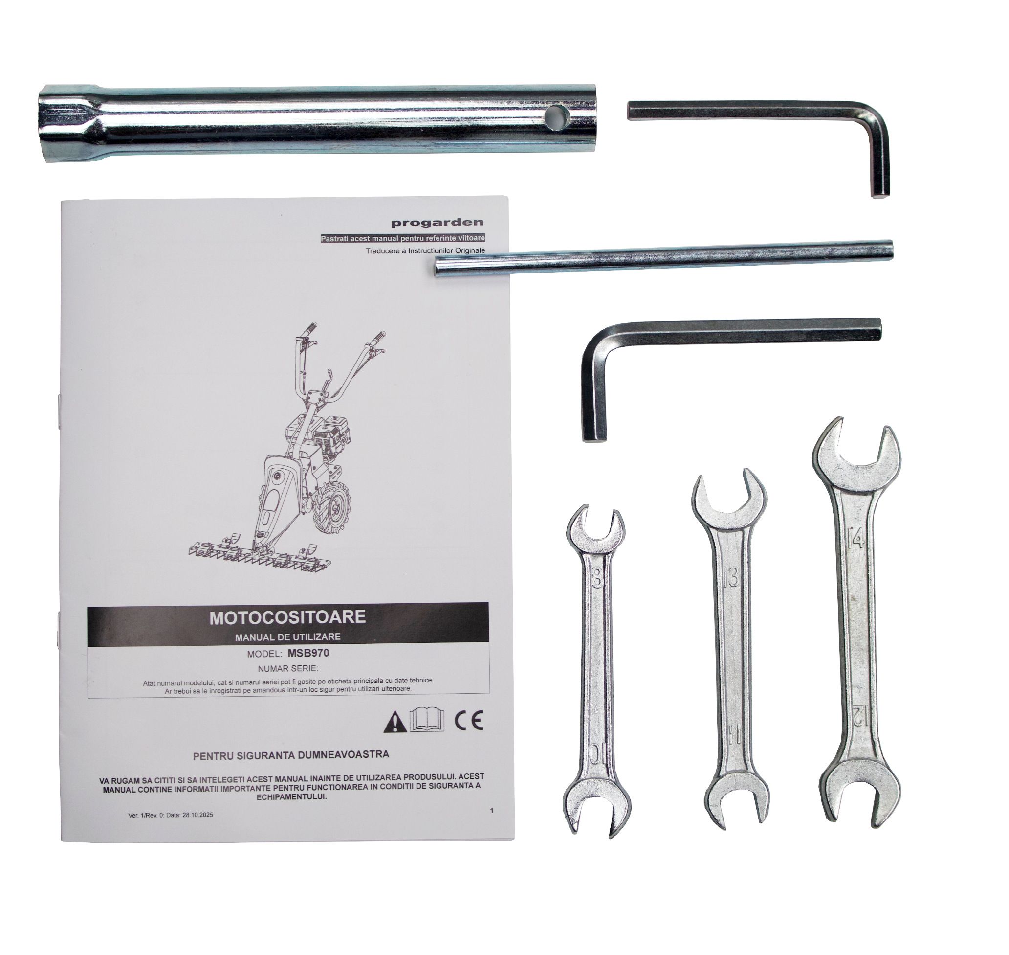 Motocositoare ProGarden MSB970 cu bara dubla mobila 97 cm, 7.5 CP