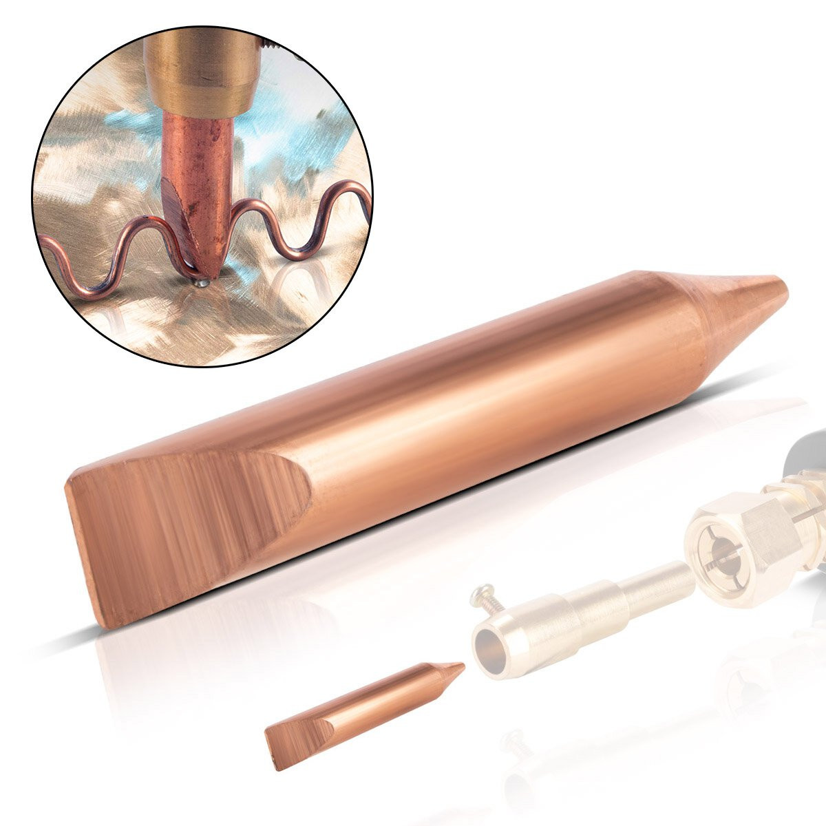 Electrod spotter pentru sârmă ondulată și sudură în puncte Intensiv