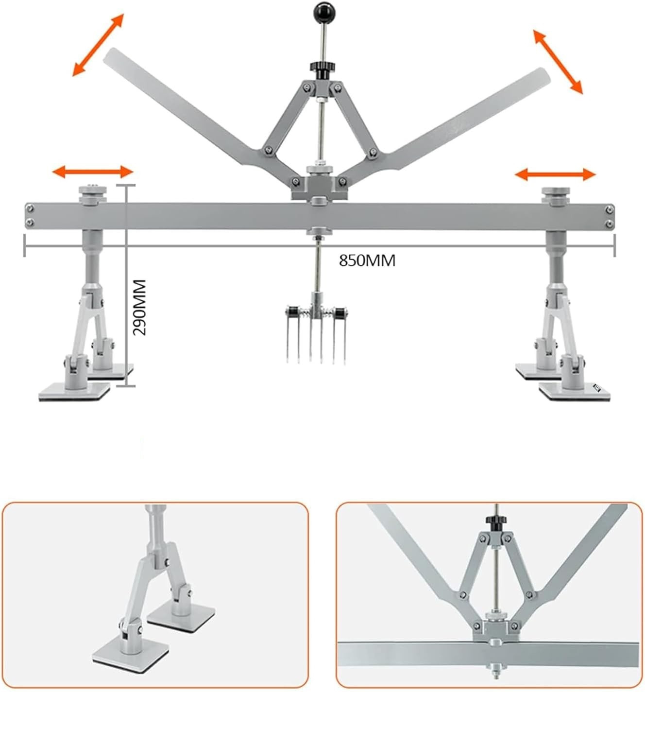 Bară de tragere PDR cu 4 picioare pentru îndreptare tablă auto