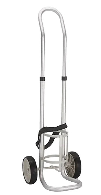 Cărucior din aluminiu pentru transport butelie 8-10L, nemagnetic