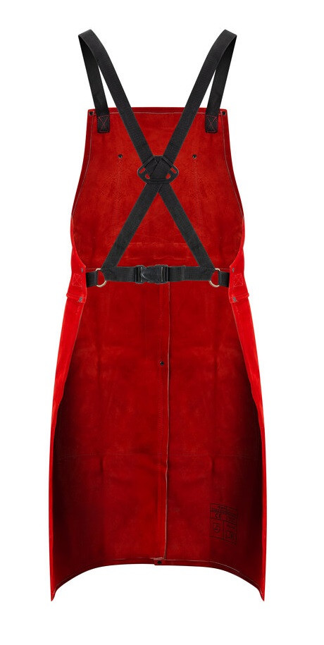 Șorț de sudură Telwin Durango din piele, cu buzunare și bretele reglabile