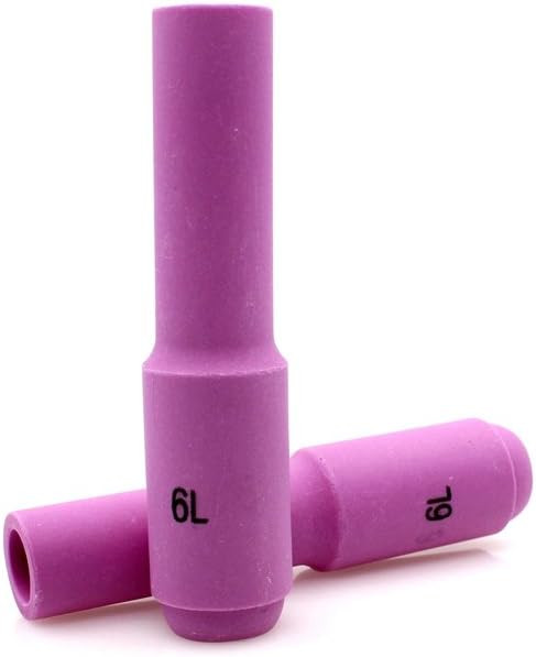 Duza gaz ceramica lunga nr. 6 pentru pistolet TIG SR17 si SR26